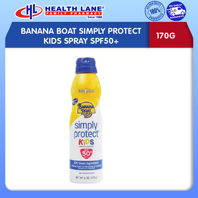 BANANA BOAT SIMPLY PROTECT KIDS SPRAY SPF50+ 170G